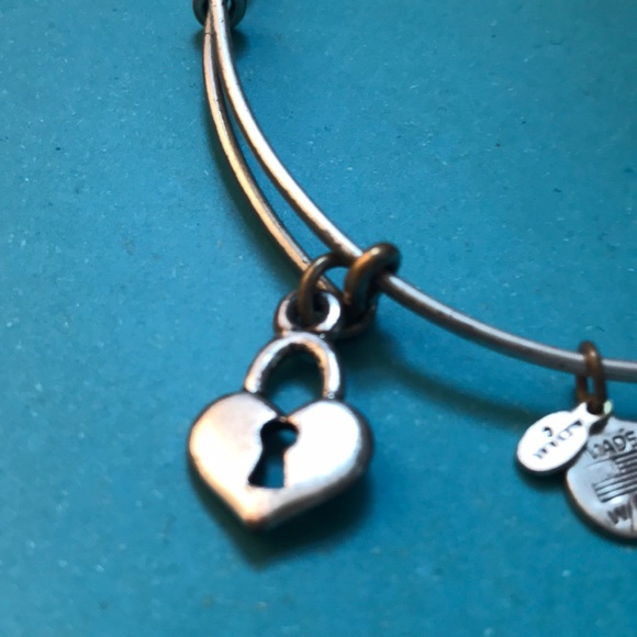 Alex and Ani Heart Lock Bracelet - Picture 3 of 3